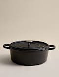 Cast Iron Shallow Casserole Dish