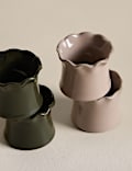 Set of 4 Ceramic Napkin Rings