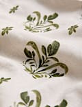 Cotton Rich Christmas Block Print Tablecloth