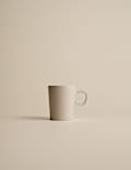 Set of 4 Ribbed Ceramic Cappucino Cups
