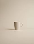 Set of 4 Ribbed Ceramic Latte Mugs