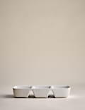 Maxim Porcelain Three Part Serving Bowl