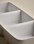 Maxim Porcelain Three Part Serving Bowl
