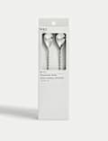 Set of 2 Stainless Steel Latte Spoons