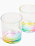 Set of 4 Rainbow Picnic Tumblers