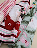 Set of 3 Pure Cotton Festive Tea Towels