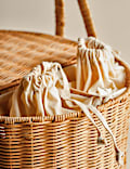Picnic Hamper with Bottle Holders