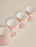Set of 4 Hampton Stripe Mugs