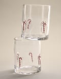 Set of 2 Candy Cane Tumblers
