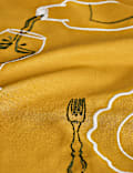 Pure Cotton Bistro Embroidered Tablecloth