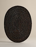 Set of 2 Rattan Oval Placemats