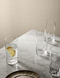 Set of 4 Textured Hi Ball Glasses