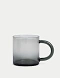 Tube Handle Glass Mug