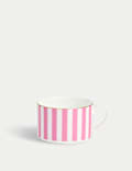 Bone China Striped Cup & Saucer