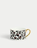 Bone China Leopard Print Cup & Saucer
