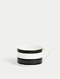 Bone China Striped Cup & Saucer