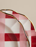 2pk Scallop Check Side Plate