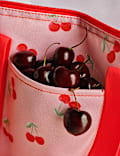 Cherry Print Picnic Cool Bag