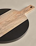 Rounded Wooden Serve Board