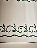 Hand Painted Footed Serving Bowl