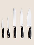 Set of 5 Triple Rivet Knives