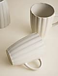 Set of 4 Scallop Mugs