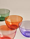 Set of 4 Rounded Picnic Cereal Bowls