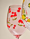 Set of 4 Summer Brights Picnic Wine Glasses