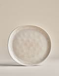 Set of 4 Linen Reactive Picnic Dinner Plates