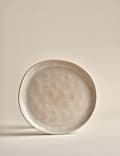 Set of 4 Linen Reactive Picnic Side Plates