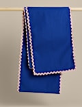 Cotton with Linen Ric Rac Table Runner