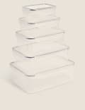 Set of 5 Kitchen Storage Tubs