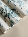 Chemin de table 100 % coton Chintz à motif fleuri