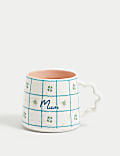 Floral Check Mum Mug
