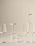 Set of 6 Modern White Wine Glasses