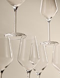 Set of 6 Classic White Wine Glasses