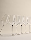 Set of 6 Classic White Wine Glasses