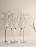 Set of 6 Classic Champagne Flutes