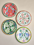 Set of 4 Boho Picnic Dinner Plates