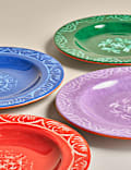 Set of 4 Boho Picnic Side Plates