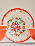 Set of 4 Boho Picnic Cereal Bowls