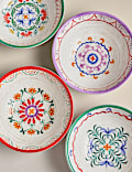 Set of 4 Boho Picnic Cereal Bowls