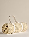 Boho Herringbone Foldaway Picnic Blanket