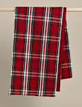 Cotton Rich Tartan Table Runner