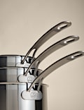 3 Piece Stainless Steel Saucepan Set