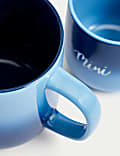 Set of 2 Daddy & Mini Slogan Ombré Mugs