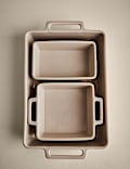 Set of 3 Nesting Ceramic Oven Dishes