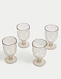 Set of 4 Global Artisan Picnic Wine Glasses