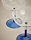 Set of 2 Two Tone Coupe Glasses
