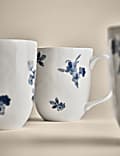 Set of 4 Cherry Blossom Mugs